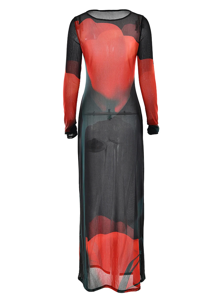 Elegant Lace Bodycon Dress with Off-Shoulder Design and Ruffle Detail Ideal for Parties and Special Occasions in Spring - Image 6